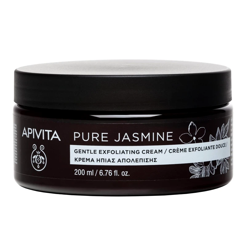 Apivita Apivita Pure Jasmine Κρέμα Ήπιας Απολέπισης με γιασεμί Τόνωση & αναζωογόνηση 200ml