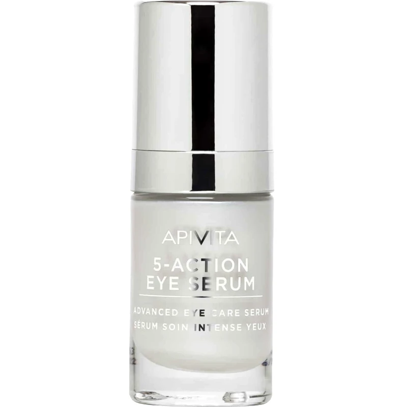 Apivita Apivita 5-Action Eye Serum With White Lily Ορός Εντατικής Φροντίδας για την Ευαίσθητη Περιοχή των Ματιών με Λευκό Κρίνο 15ml