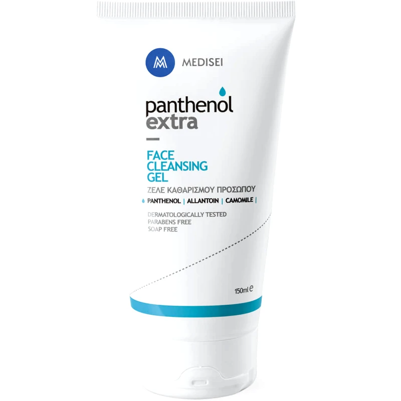 Medisei Medisei Panthenol Extra Face Cleansing Gel Αφρώδες Διάφανο Gel Χωρίς Σαπούνι 150ml