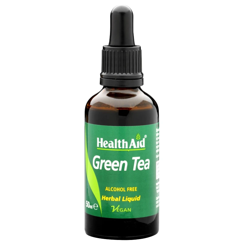 Health Aid Health Aid Green Tea Liquid Alcohol Free Ισχυρό Αντιοξειδωτικό 50ml