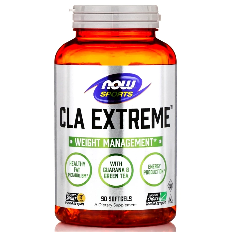 Now Now Sports Cla Extreme Συμβάλλει στην Υποστήριξη του Μεταβολισμού και την Παραγωγή Ενέργειας 90softgels