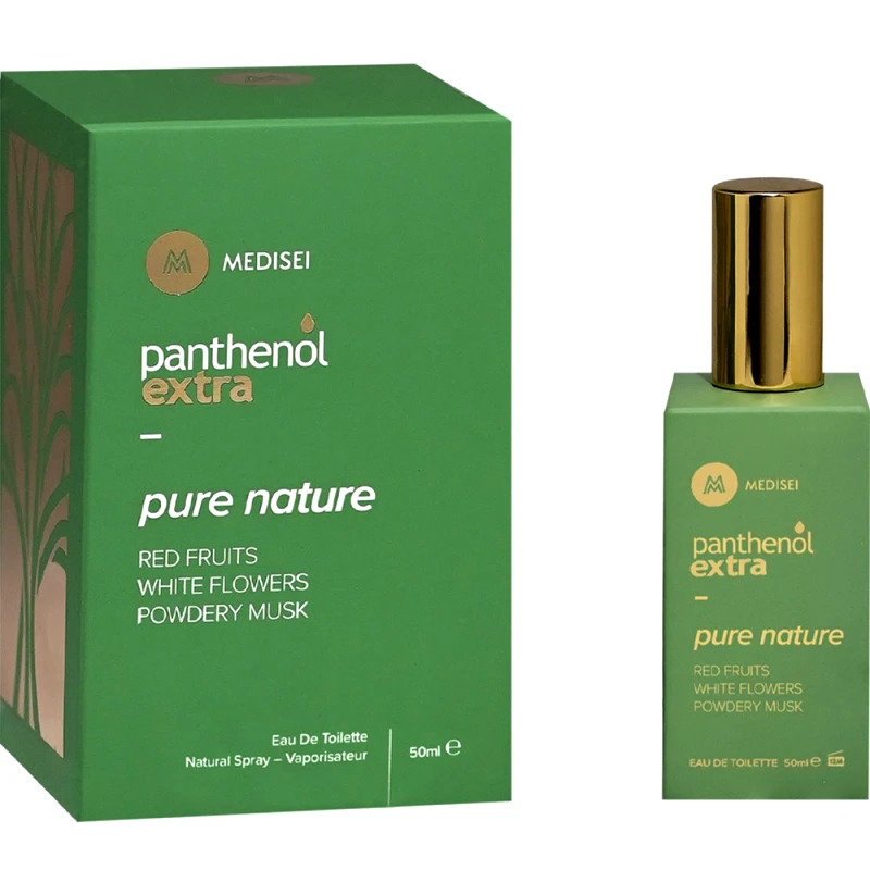 Medisei Medisei Panthenol Extra Pure Nature Eau de Toilette Γυναικείο Άρωμα με Νότες Λουλουδιών & Φρούτων 50ml