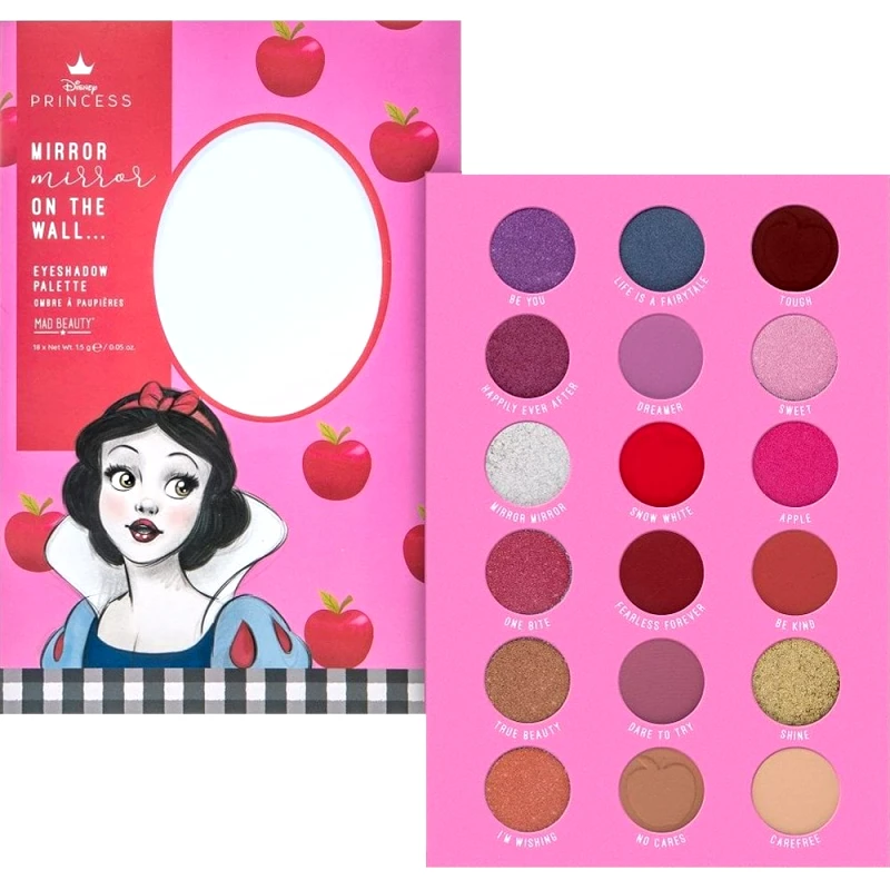 Mad Beauty Mad Beauty Disney Princess Snow White Mirror on the Wall Eyeshadow Palette Παλέτα Σκιών 16 Αποχρώσεων με Καθρέφτη Εμπνευσμένη από τη Χιονάτη της Disney Κωδ 99653, 1 Τεμάχιο