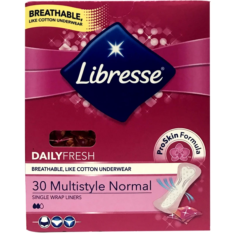 Libresse Libresse Daily Fresh Multistyle Normal Σερβιέτες 30 Τεμάχια