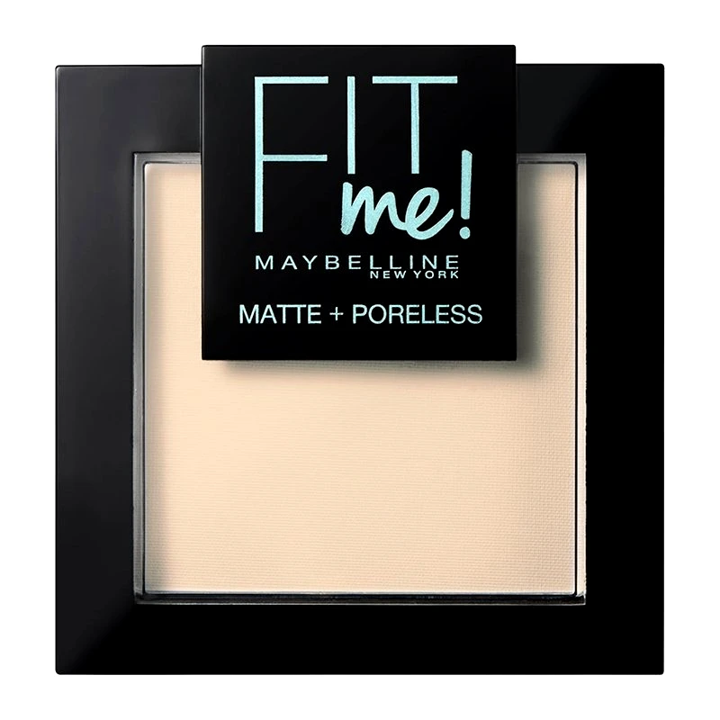 MAYBELLINE Maybelline Fit Me Matte + Poreless Pressed Powder Πούδρα για Φυσική και Ταυτόχρονα Ματ Κάλυψη 8.2gr - 104 Soft Ivory