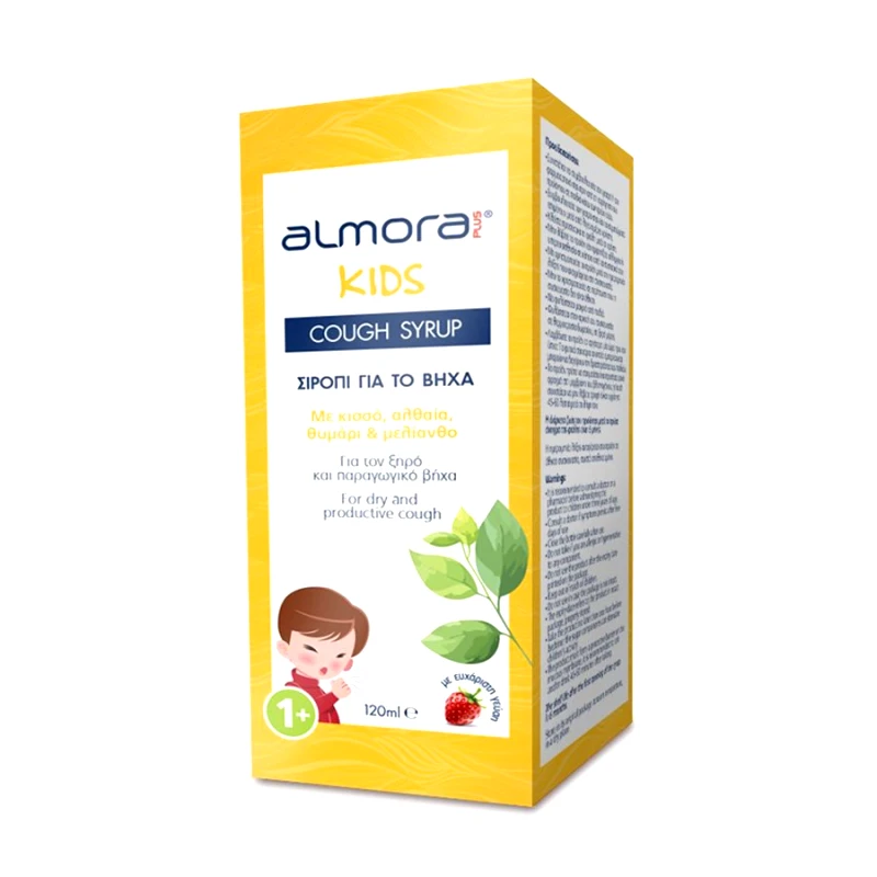 Almora Plus Almora Plus Kids Cough Syrup Παιδικό Σιρόπι για το Βήχα με Φυσικά Εκχυλίσματα 120ml
