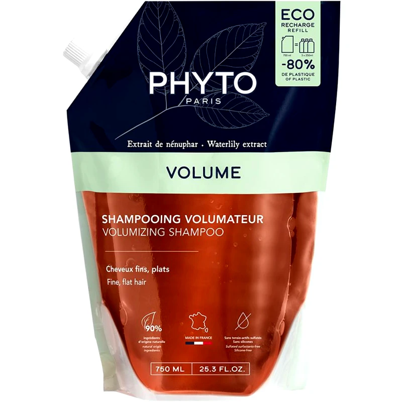 Phyto Paris Phyto Volume Shampoo Σαμπουάν για Λεπτά Μαλλιά που Χαρίζει Όγκο & Λάμψη 750ml