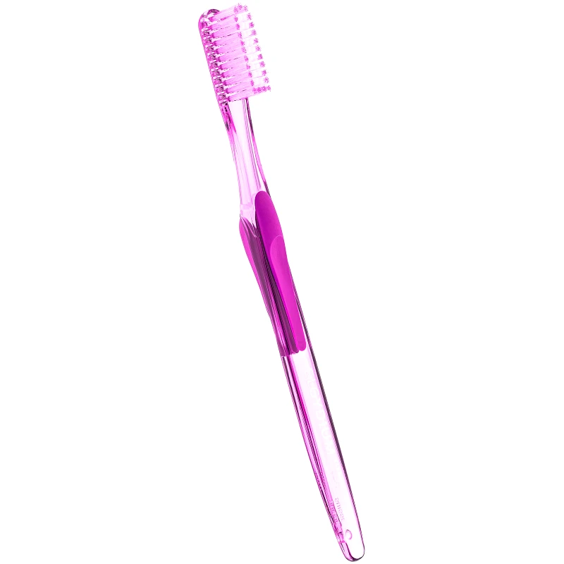 Pierre Fabre Oral Care Elgydium Vitale Souple Soft Toothbrush Χειροκίνητη Μαλακή Οδοντόβουρτσα με Εργονομική Λαβή 1 Τεμάχιο - Ροζ