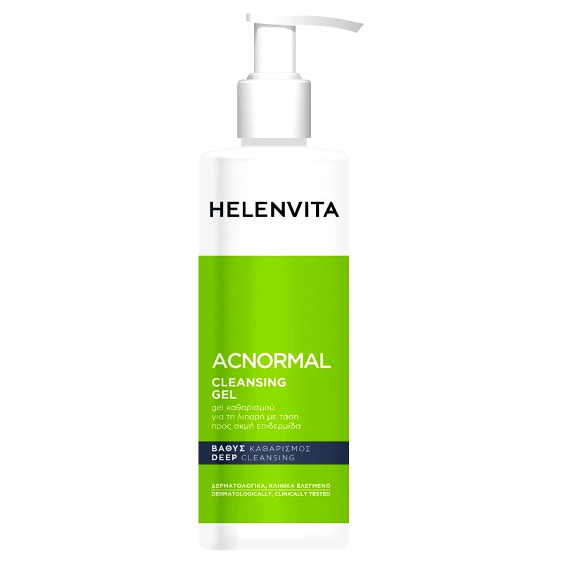 ΦΑΡΜΕΞ Helenvita ACNormal Cleansing Gel Απαλό, Αφρίζον Καθαριστικό 200ml