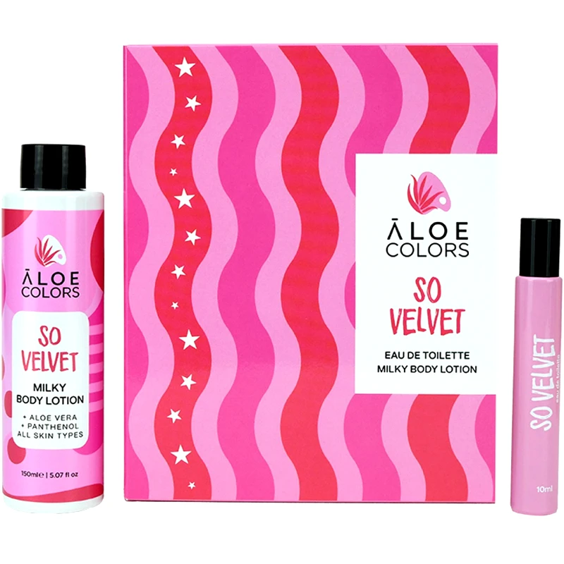Aloe Colors Aloe Colors Promo So Velvet Eau de Toilette 10ml & Milky Body Lotion 150ml