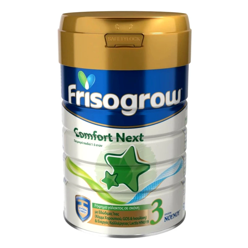 Nounou Nounou Frisogrow Comfort Next 3 Ρόφημα Γάλακτος σε Σκόνη με Εδώδιμες Ίνες, για Μικρά Παιδιά 1 έως 3 Ετών 400gr