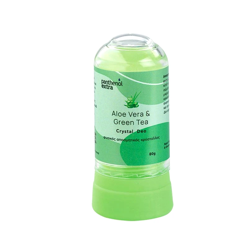 Medisei Medisei Panthenol Extra Aloe Vera & Green Tea Crystal Deo Αποσμητικό Φυσικού Κρυστάλλου με Αλόη & Πράσινο Τσάι 8gr