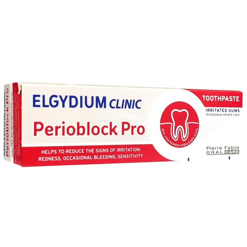 Pierre Fabre Oral Care Elgydium Clinic Perioblock Pro Toothpaste for Irritated Gums Οδοντόκρεμα Εντατικής Φροντίδας για Ερεθισμένα Ούλα 50ml