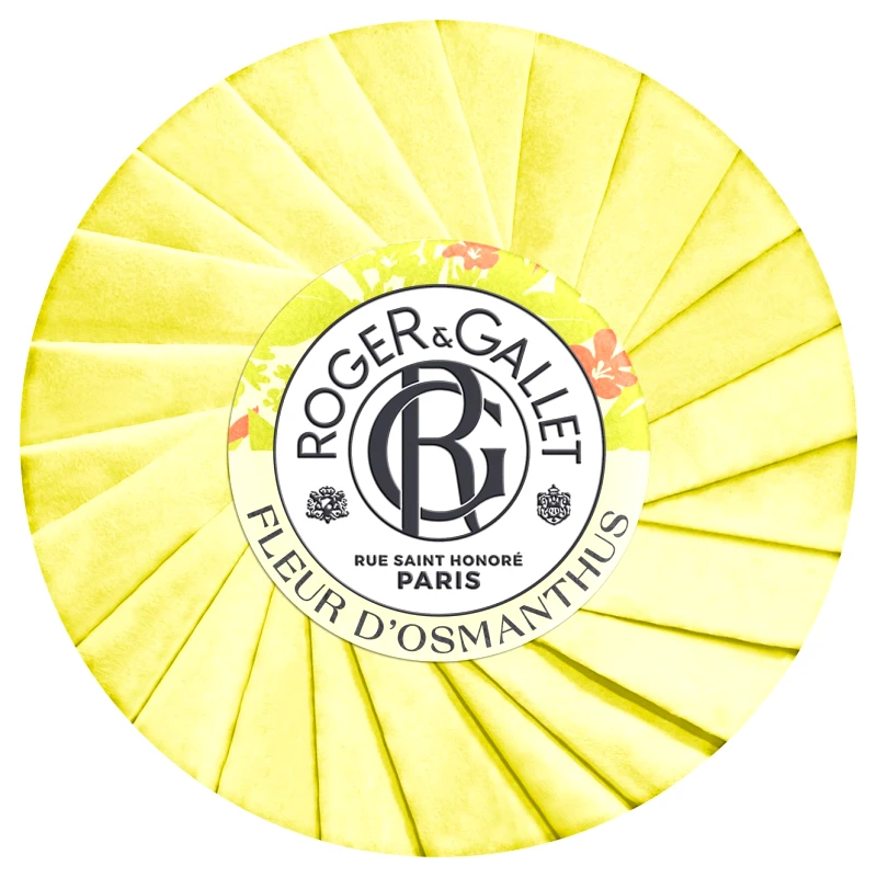 Roger & Gallet Roger & Gallet Fleur D' Osmanthus Soap Bar Γυναικείο Αναζωογονητικό Φυτικό Σαπούνι Σώματος με Τονωτικό Άρωμα Άνθους Βερίκοκου 100g