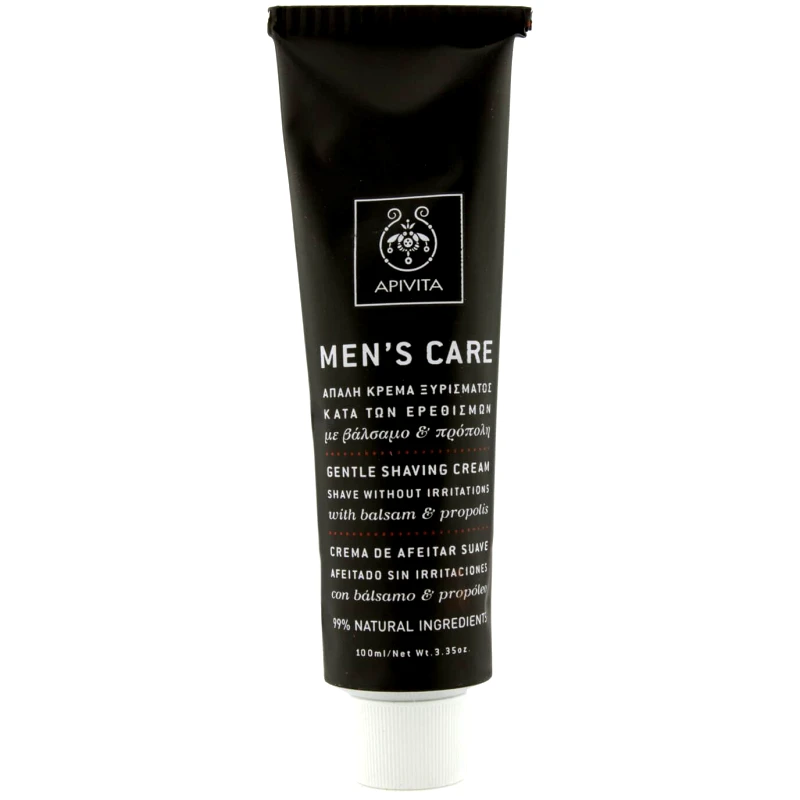 Apivita Apivita Mens Care Απαλή Κρέμα Ξυρίσματος Κατά Των Ερεθισμών Με Βάλσαμο & Πρόπολη 100ml