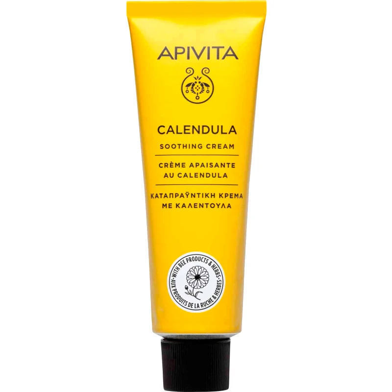 Apivita Apivita Calendula Soothing Cream Καταπραϋντική Κρέμα Προσώπου - Σώματος με Καλέντουλα, Κατάλληλη για Μετά την Έκθεση στον Ήλιο & για Όλη την Οικογένεια 50ml