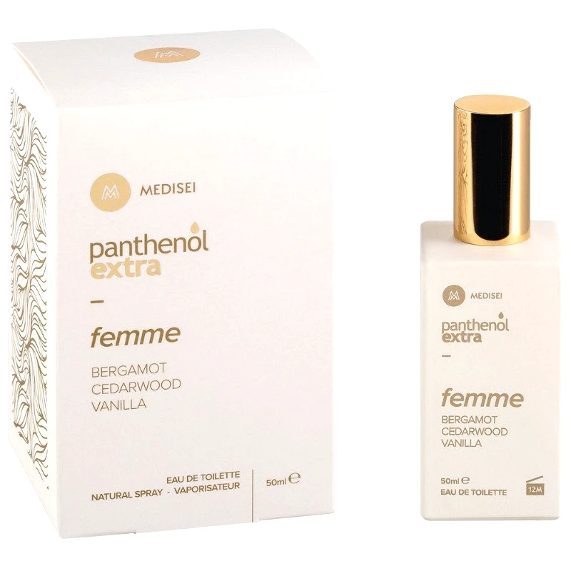 Medisei Medisei Panthenol Extra Eau de Toilette Femme Bergamot, Cedarwood, Vanilla Γυναικείο Άρωμα 50ml