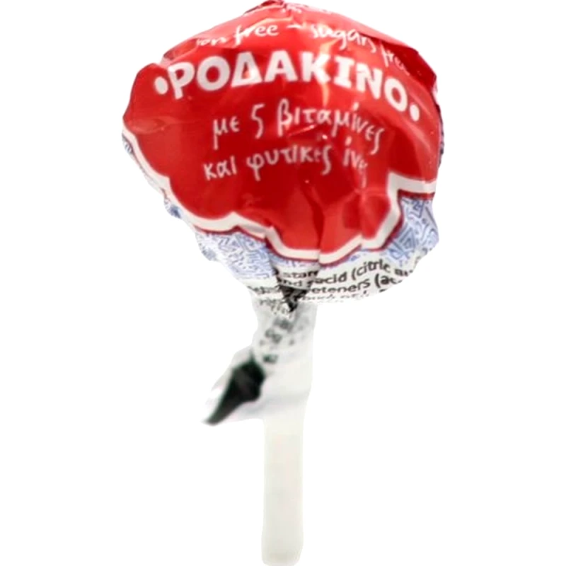 Kaiser Kaiser Lollipop with Vitamins & Natural Fibers Γλειφιτζούρι με Βιταμίνες & Φυτικές Ίνες με Πλούσια Γεύση 1 Τεμάχιο - Ροδάκινο