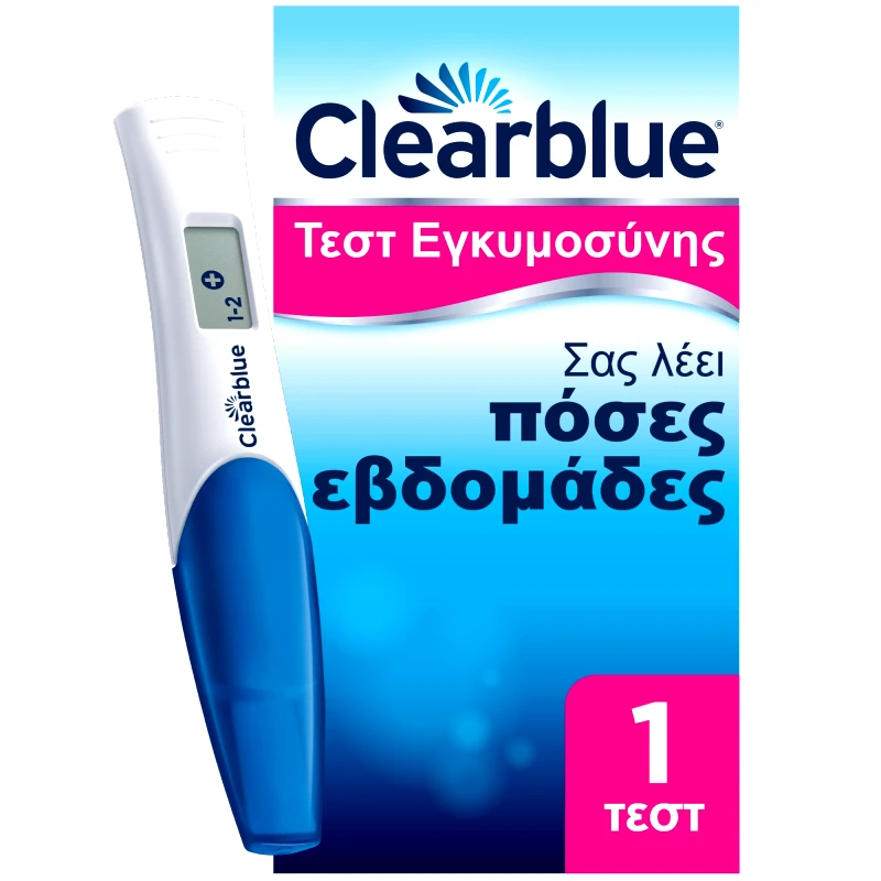 Clearblue Clearblue Digital Ψηφιακό Τεστ Εγκυμοσύνης 1 Τεμάχιο
