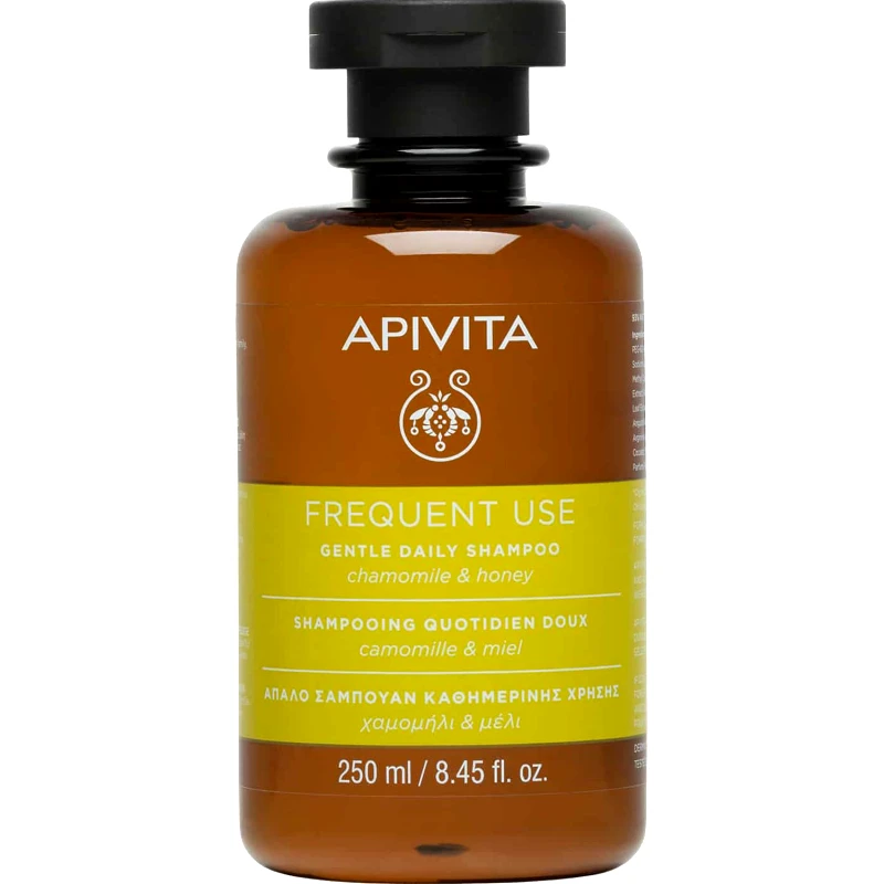 Apivita Apivita Frequent Use Gentle Daily Shampoo With Chamomile & Honey Απαλό Σαμπουάν Καθημερινής Χρήσης με Χαμομήλι & Μέλι 250ml