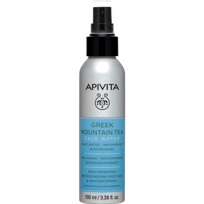 Apivita Apivita Greek Mountain Tea Face Water Τονωτικό Νερό Προσώπου Αναζωογόνησης & Αντιοξειδωτικής Προστασίας με Ελληνικό Τσάι του Βουνού 100ml