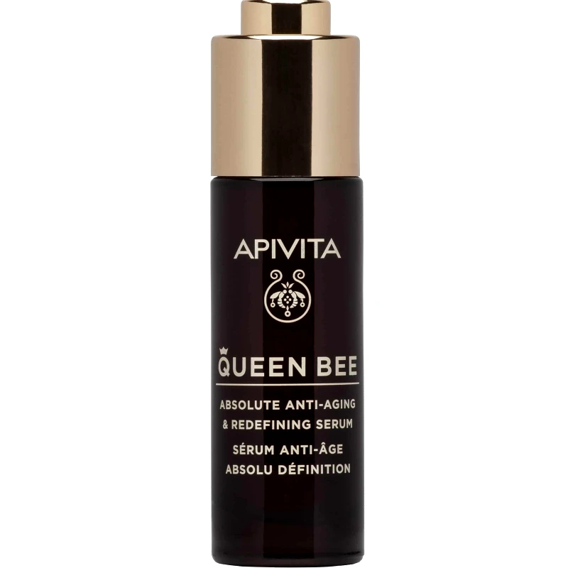 Apivita Apivita Queen Bee Absolute Anti-Aging & Redefining Serum Ορός Απόλυτης Αντιγήρανσης & Ανόρθωσης Περιγράμματος με Βασιλικό Πολτό Ελεγχόμενης Αποδέσμευσης 30ml 