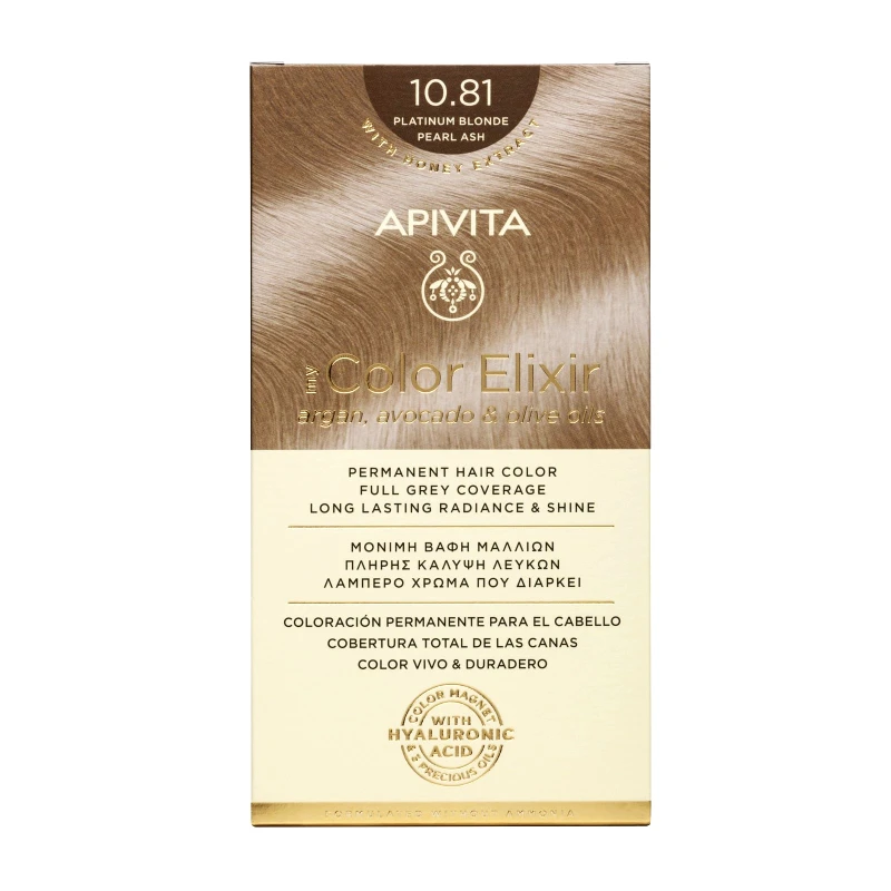Apivita Apivita My Color Elixir Permanent Hair Color Μόνιμη Βαφή Μαλλιών Χωρίς Αμμωνία που Σταθεροποιεί & Σφραγίζει το Χρώμα 1 Τεμάχιο