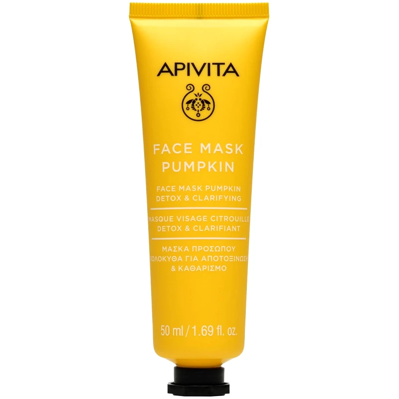 Apivita Apivita Express Beauty Detox Pumpkin Face Mask Μάσκα Προσώπου με Κολοκύθα για Αποτοξίνωση της Επιδερμίδας 50ml