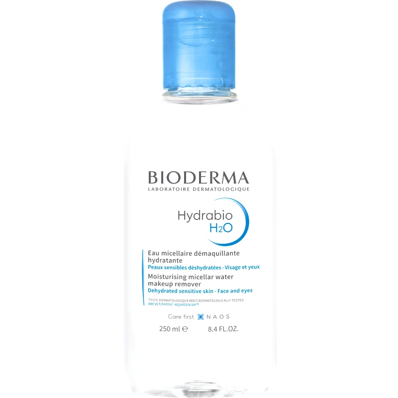 Bioderma Bioderma Hydrabio H2O Moisturising Micellar Water Makeup Remover Μικυλλιακό Νερό Καθαρισμού & Ντεμακιγιάζ Προσώπου - Ματιών, Κατάλληλο για Αφυδατωμένη Ευαίσθητη Επιδερμίδα 250ml