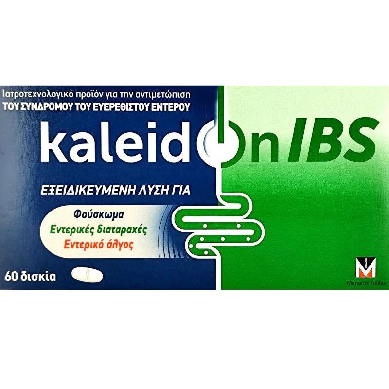 Menarini Menarini Kaleidon IBS Συμπλήρωμα Διατροφής με Προβιοτικά για την Αντιμετώπιση του Συνδρόμου του Ευερέθιστου Εντέρου & τη Σωστή Εντερική Λειτουργία 60tabs