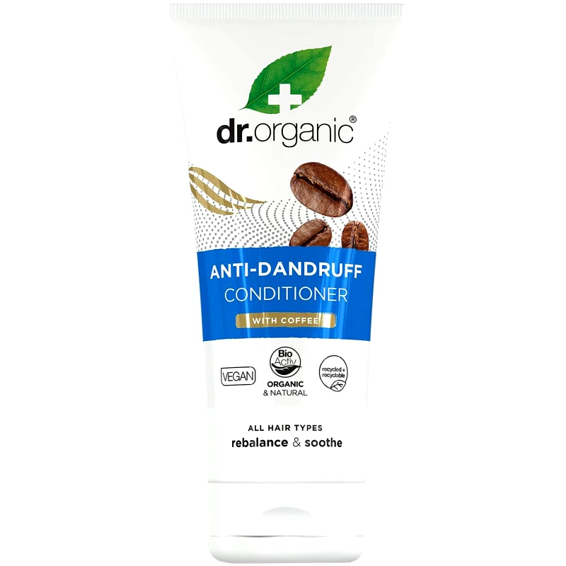 Dr Organic Dr Organic Anti Dandruff Conditioner With Coffee Μαλακτική Κρέμα Κατά της Πιτυρίδας με Καφέ 200ml