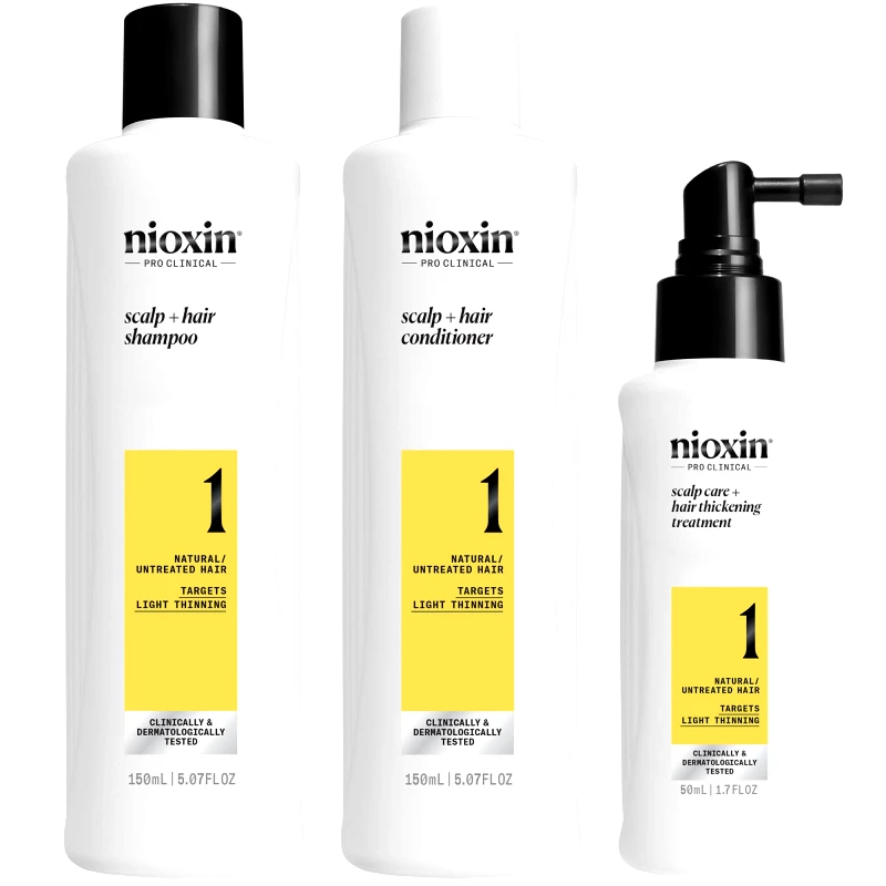 Nioxin Nioxin Promo Scalp & Hair System 1 Shampoo 150ml & Conditioner 150ml & Treatment Serum 50ml