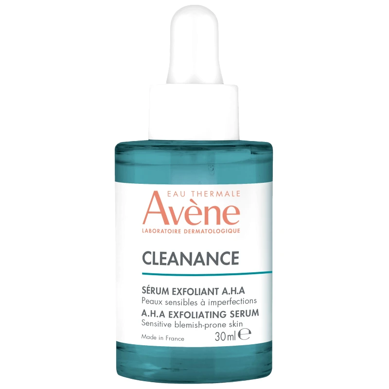 Avène Avene Cleanance Serum Exfoliant A.H.A Ορός Λείανσης Προσώπου με Απολεπιστικά Οξέα Φρούτων, Κατάλληλο για Ευαίσθητο Δέρμα με Ατέλειες 30ml