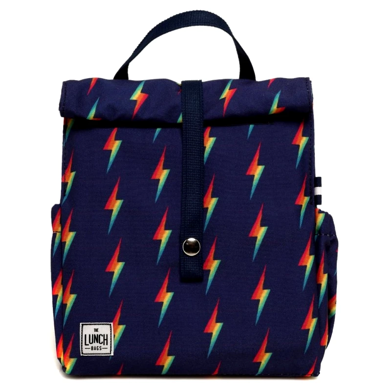 The Lunch Bags The Lunch Bags Kids Ισοθερμικό Τσαντάκι Φαγητού Χειρός με Σχέδιο Κεραυνό 1 Τεμάχιο Κωδ 81105 - Thunder