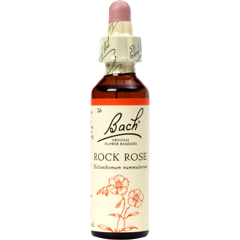 Bach Bach Rock Rose Συμπλήρωμα Διατροφής με Εκχύλισμα Ηλιάνθεμου για την Αντιμετώπιση των Κρίσεων & του Πανικού 20ml