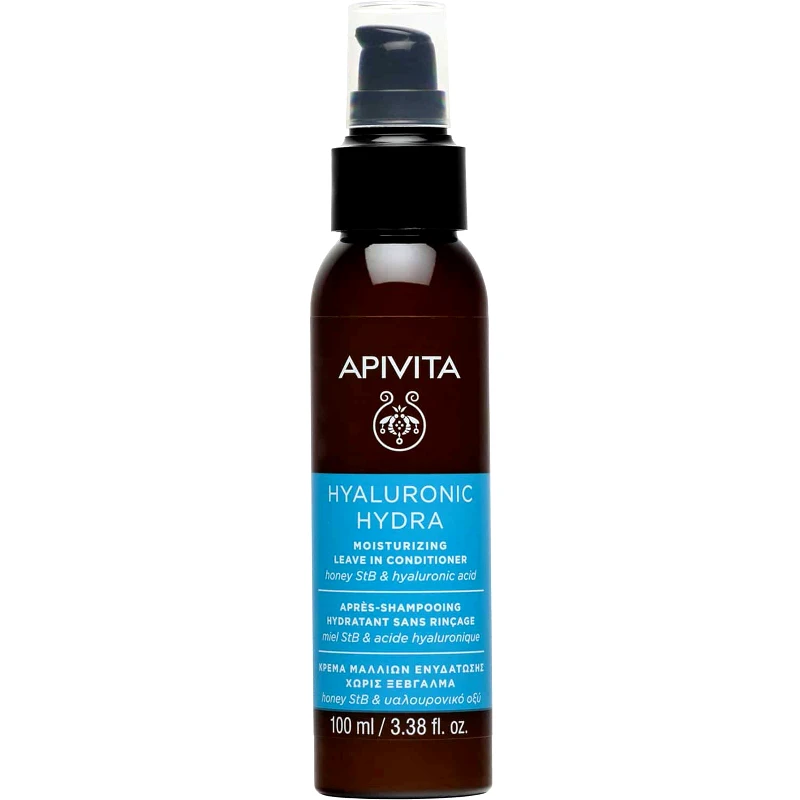 Apivita Apivita Hyaluronic Hydra Leave In Conditioner with Hyaluronic Acid & Honey StB Κρέμα Μαλλιών Ενυδάτωσης Χωρίς Ξέβγαλμα με Υαλουρονικό Οξύ & Μέλι 100ml