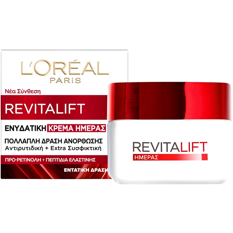 Loreal Paris L'Oreal Paris Revitalift Day Cream Ενυδατική Κρέμα Ημέρας Προσώπου με Αντιρυτιδική - Συσφικτική Δράση 50ml
