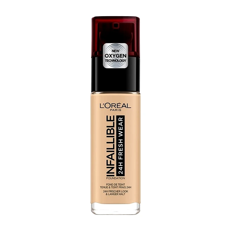 Loreal Paris L'Oreal Paris Infaillible 24H Foundation 30ml Βάση που Εξασφαλίζει Διάρκεια & Ανθεκτικότητα - Vanille