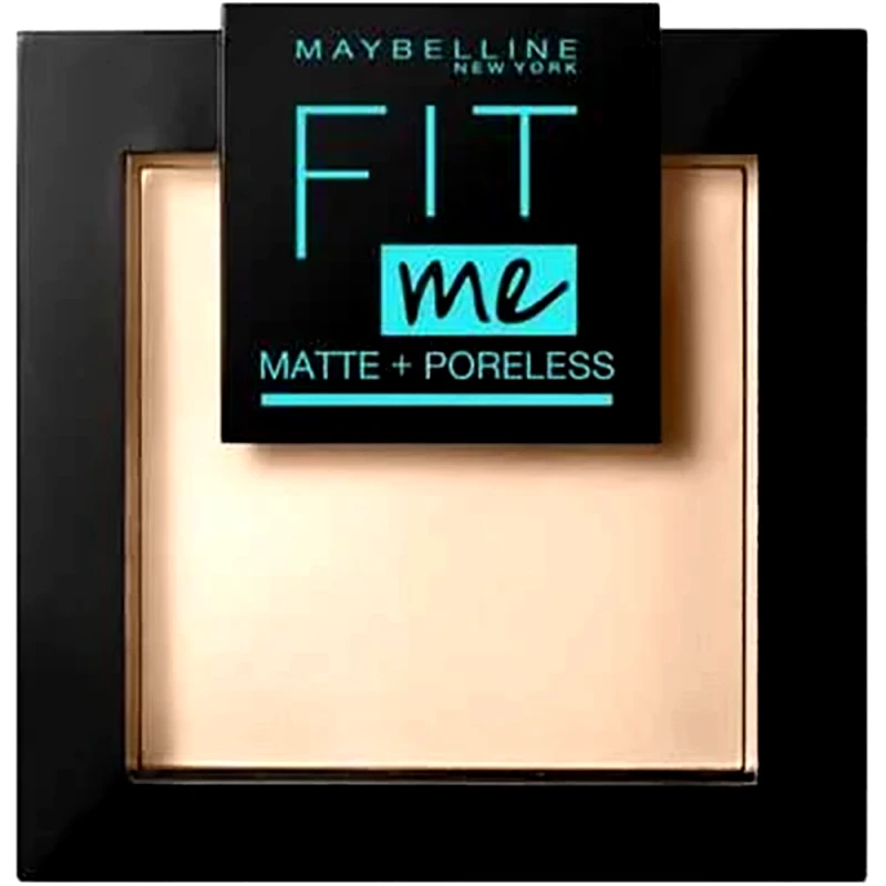MAYBELLINE Maybelline Fit Me Matte + Poreless Pressed Powder Πούδρα για Φυσική και Ταυτόχρονα Ματ Κάλυψη 9gr - 130 Buff Beige