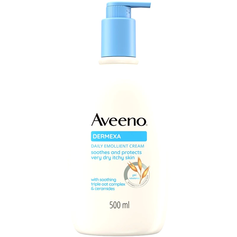 Aveeno Aveeno Dermexa Daily Emollient Body Cream Καταπραϋντική Κρέμα Σώματος για Όλη την Οικογένεια, Κατάλληλη για Πολύ Ξηρή & Ευαίσθητη Επιδερμίδα 500ml