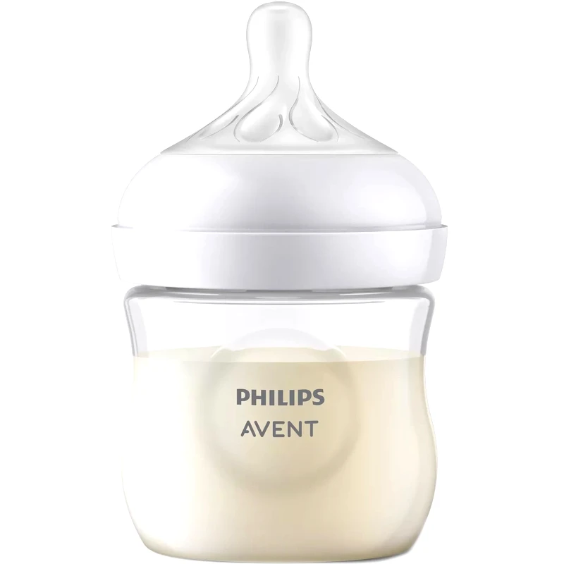 Philips Avent Philips Avent Natural Response Bottle 0m+ Μπιμπερό Πολυπροπυλενίου με Θηλή Σιλικόνης Ροής 2 Οπών 125ml, Κωδ SCY900/01
