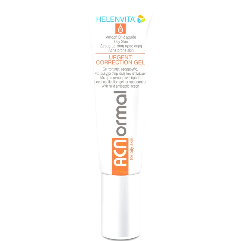 ΦΑΡΜΕΞ Helenvita ACNormal Urgent Correction Gel For Oily Skin Gel Προσώπου Τοπικής Εφαρμογής Ενάντια στις Ατέλειες 15ml