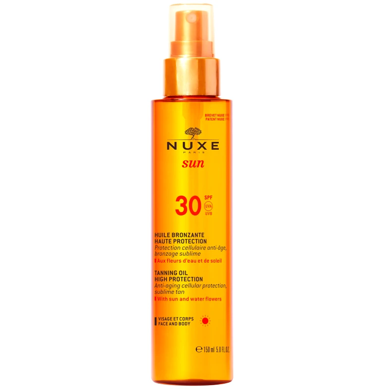 Nuxe Nuxe Sun Tanning Oil - Λάδι Μαυρίσματος για Πρόσωπο & Σώμα Spf30 150ml