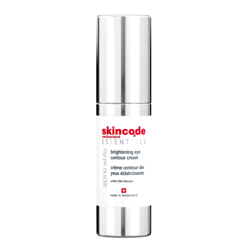 Skincode Skincode Alpine White Brightening Eye Contour Cream Κρέμα Λάμψης Ματιών, Αναδεικνύει την Περιοχή Γύρω από τα Μάτια 15ml