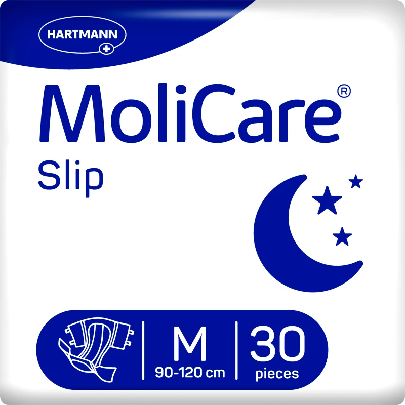 HARTMANN Hartmann MoliCare Night Slip Super Plus Σλιπ Ακράτειας για Κλινήρεις Ασθενείς Υψηλής Απορροφητικότητας Medium (90-120cm) 30 Τεμάχια