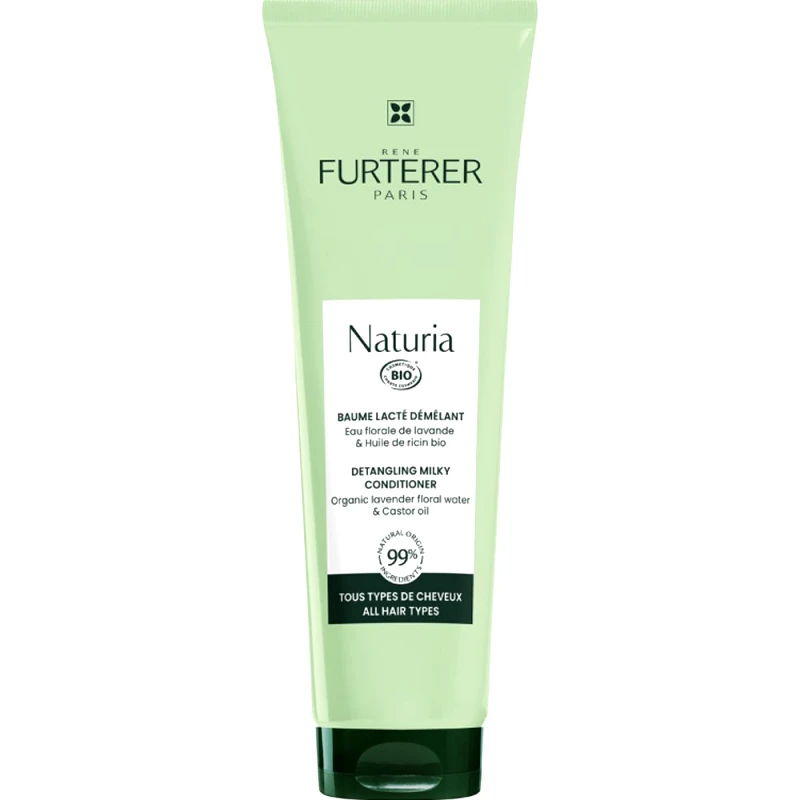 Rene Furterer Rene Furterer Naturia Detangling Milky Conditioner Βιολογική Μαλακτική Κρέμα Μαλλιών για Εύκολο Ξέμπλεγμα Χωρίς να Βαραίνει Χαρίζοντας Λάμψη 150ml