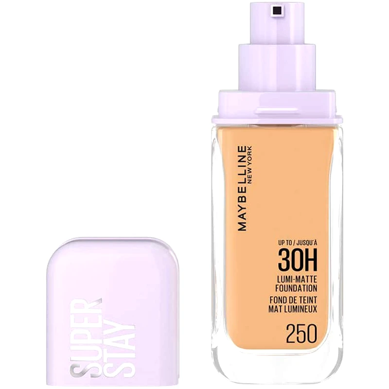 MAYBELLINE Maybelline Super Stay Lumi Matte Foundation Υγρό Βελούδινο Ματ Foundation Μεγάλης Διάρκειας 35ml - 250