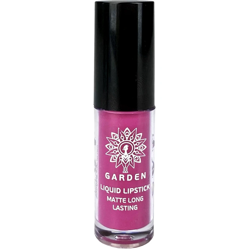Garden Garden Mini Liquid Matte Lipstick Υγρό Ματ Κραγιόν Μακράς Διαρκείας 2ml - Vivid Magenta 04
