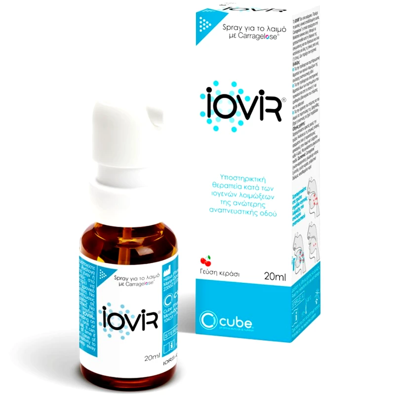 Iovir Iovir Throat Spray για το Λαιμό με Carragelose Κατά των Ιών, με Γεύση Κεράσι 20ml