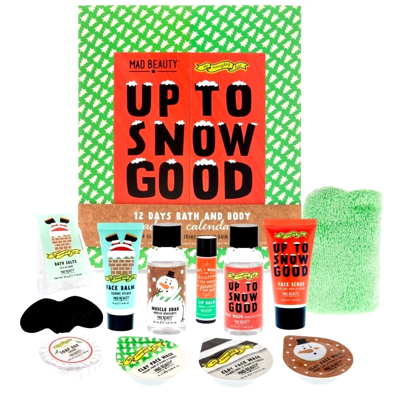 Mad Beauty Mad Beauty Naughty List Up To Snow Good Advent Calendar 12 Τεμάχια
